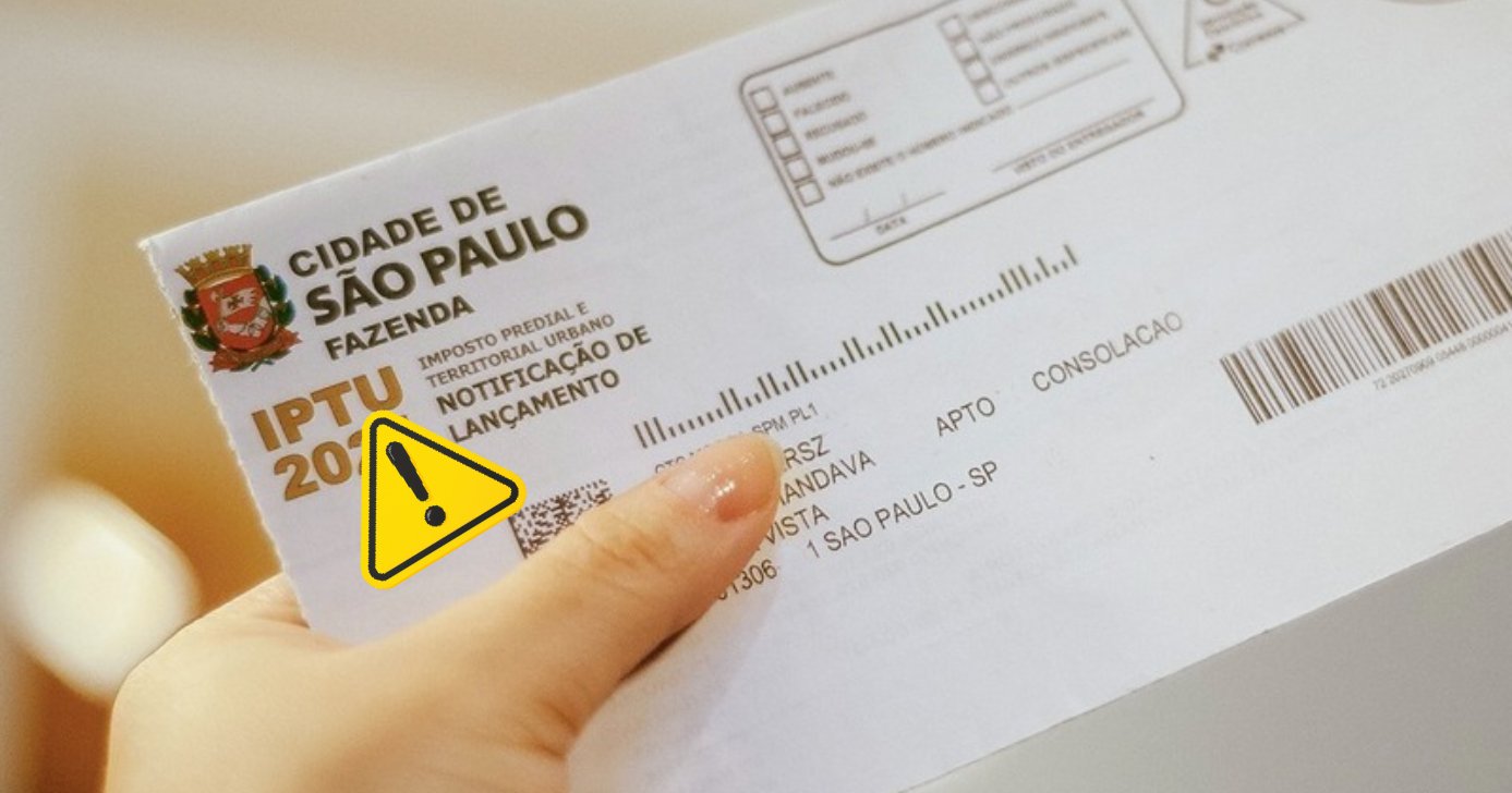 Alerta do IPTU de São Paulo (Foto: Divulgação)