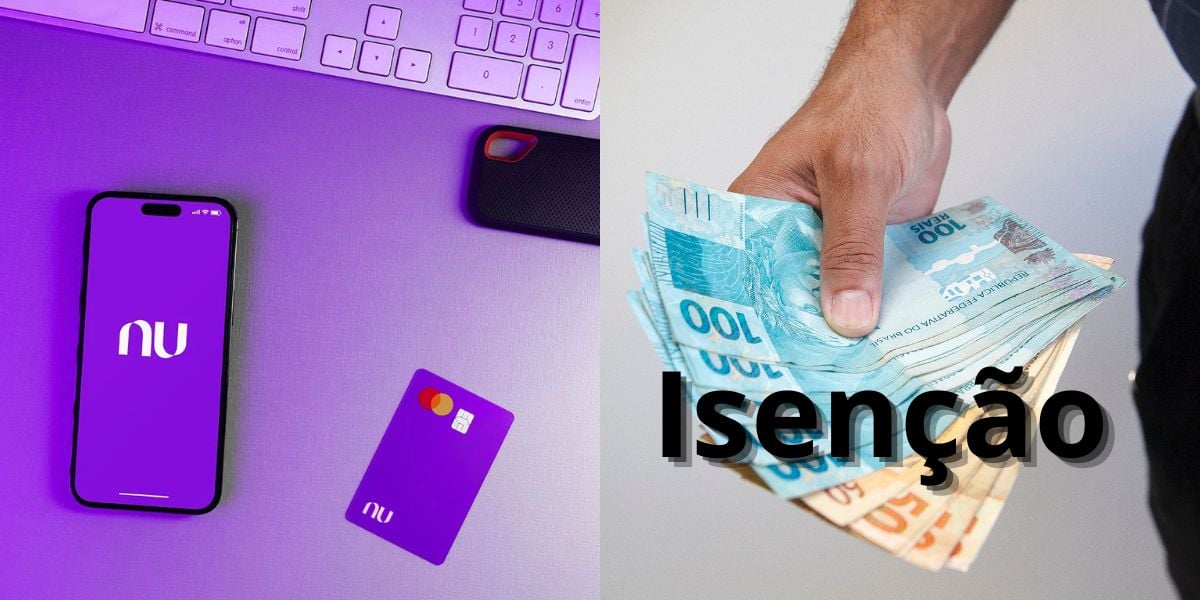 Nubank com 5 isenções aos clientes em 2025 (Reprodução: Montagem TV Foco)