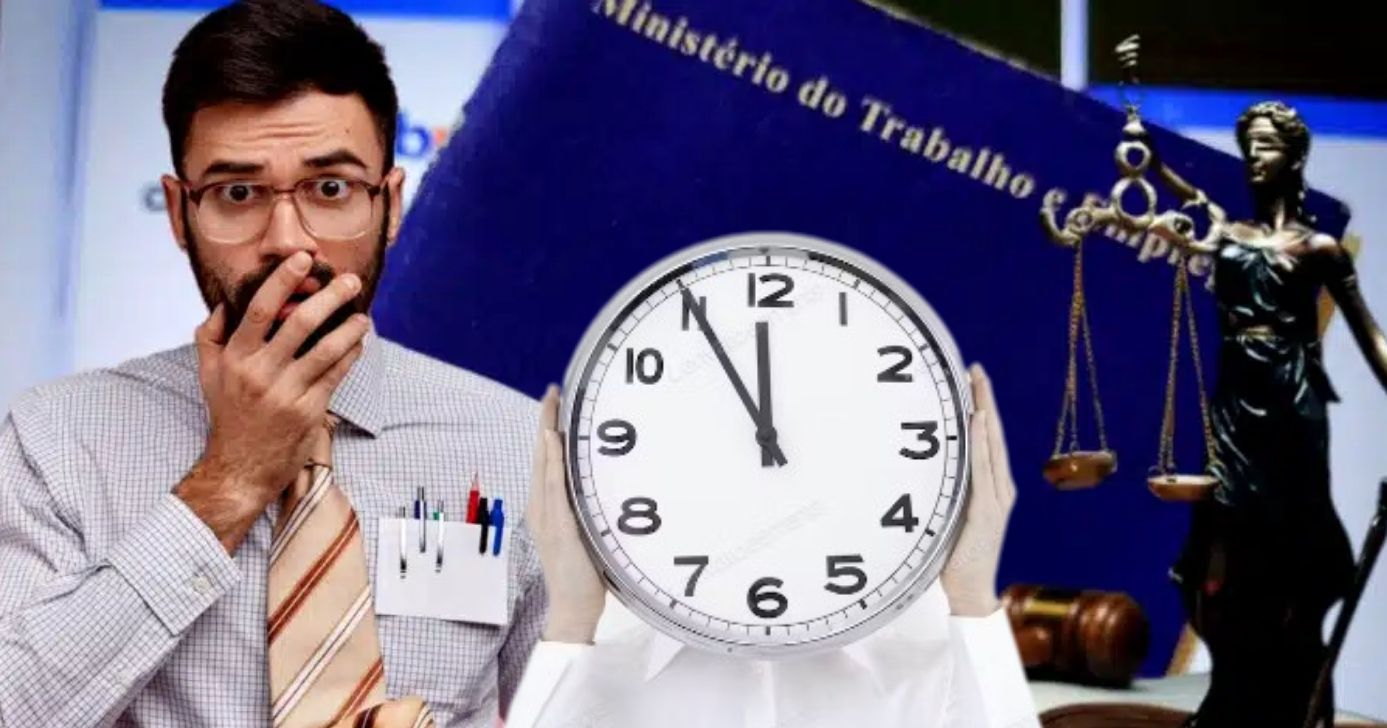 Leis trabalhistas definem quem pode trabalhar por 44 horas semanais (Foto Reprodução/Montagem/Lennita/TV Foco/Canva/Gov)