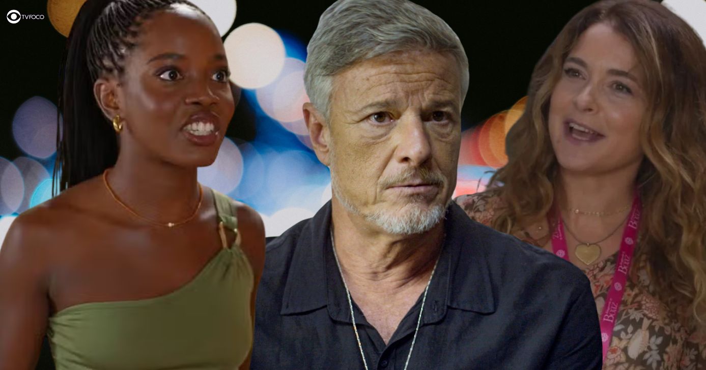 Leo, Jaques e Filipa em Dona de Mim (Foto: Reprodução / Globo / Montagem TV Foco)