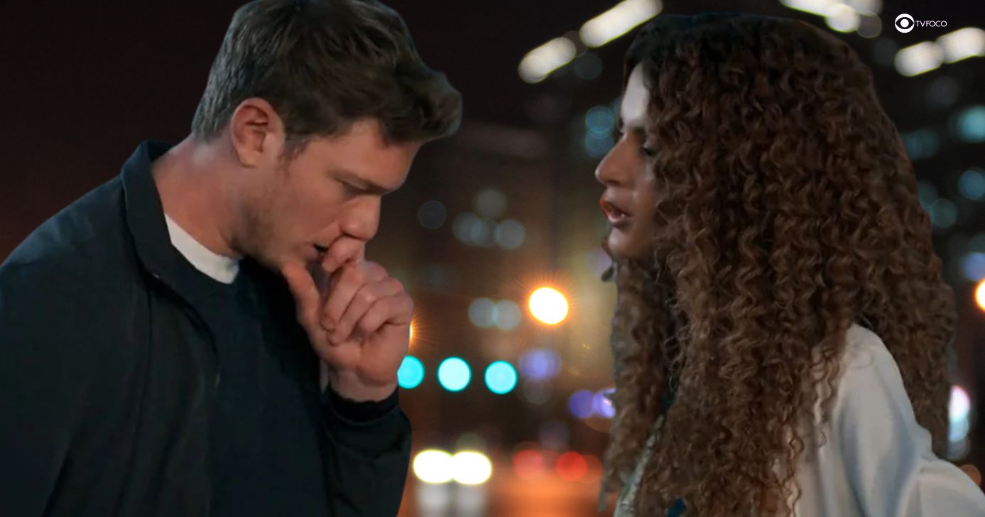 Leonardo e Viviane em Três Graças (Foto: Reprodução / Globo / Montagem TV Foco)