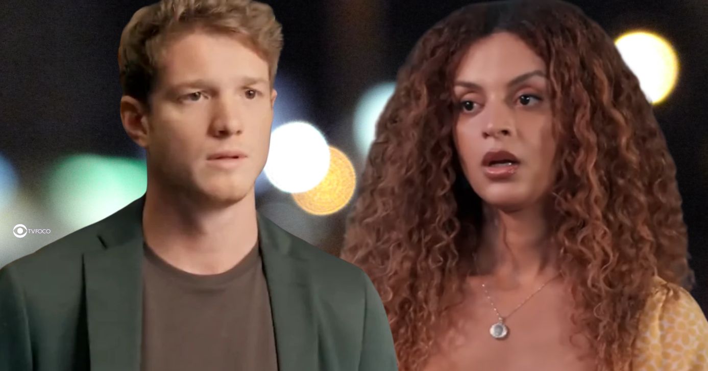 Leonardo e Viviane em Três Graças (Foto: Reprodução / Globo / Montagem TV Foco)