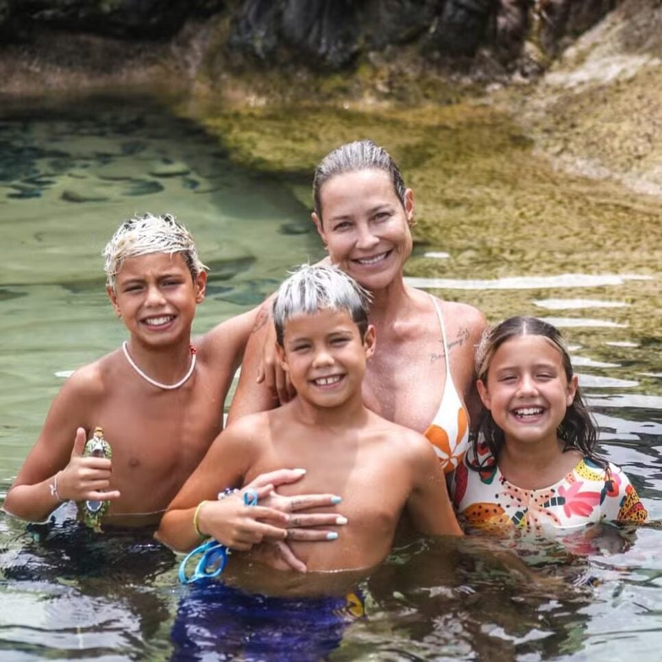 Luana Piovani e os filhos (Foto: Reprodução/ Instagram)