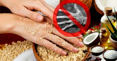 Saiba como ter mãos de princesa com esfoliante à base de óleo natural (Foto Reprodução/Montagem/Canva/Freepik/Lennita/TV Foco)