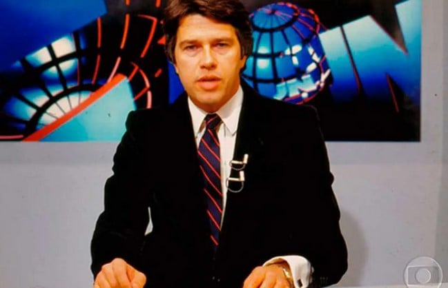 Marcos Hummel foi âncora do JN (Foto: Reprodução / Globo)
