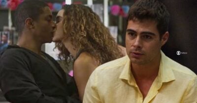 Marlon, Bárbara e Davi em Dona de Mim (Foto: Reprodução / Globo / Montagem TV Foco)