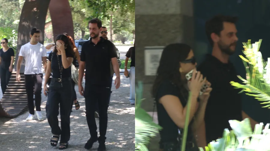 Mel Maia vai ao velório da mãe, na zona norte do Rio de Janeiro (Foto: Rogério Fidalgo/ Agnews)