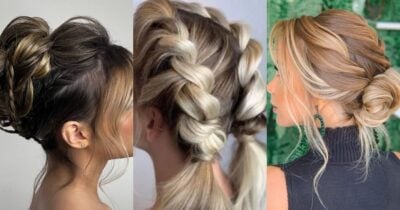 Penteados que rejuvenescem e vão dominar 2026 - Foto: Montagem