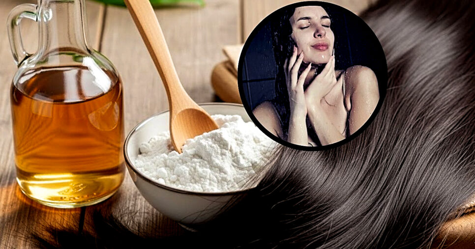 Progressiva caseira pode ser aplicada durante o banho e alisa da raiz às pontas (Foto Reprodução/Montagem/Lennita/TV Fpcp/Canva/GMN)