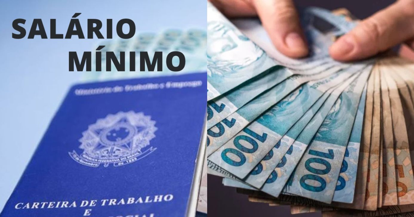 Novo valor do salário mínimo projetado para janeiro de 2026 e revelado aos CLTs - Foto: Montagem