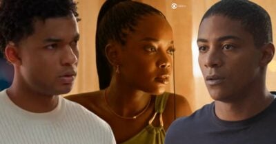 Samuel, Leo e Marlon em Dona de Mim (Foto: Reprodução / Globo / Montagem TV Foco)