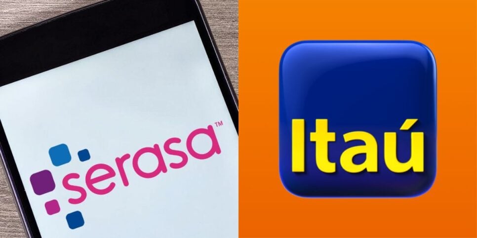 Serasa faz alerta para quem tem dívida no Itaú (Reprodução: Montagem TV Foco)