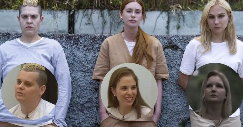 Série Tremembé dramatizou o triangulo amoroso entre Suzane, Sandrão e Elize (Foto Reprodução/Montagem/Prime Vídeo/Imagens televionadas/YouTube/Record/Netflix)