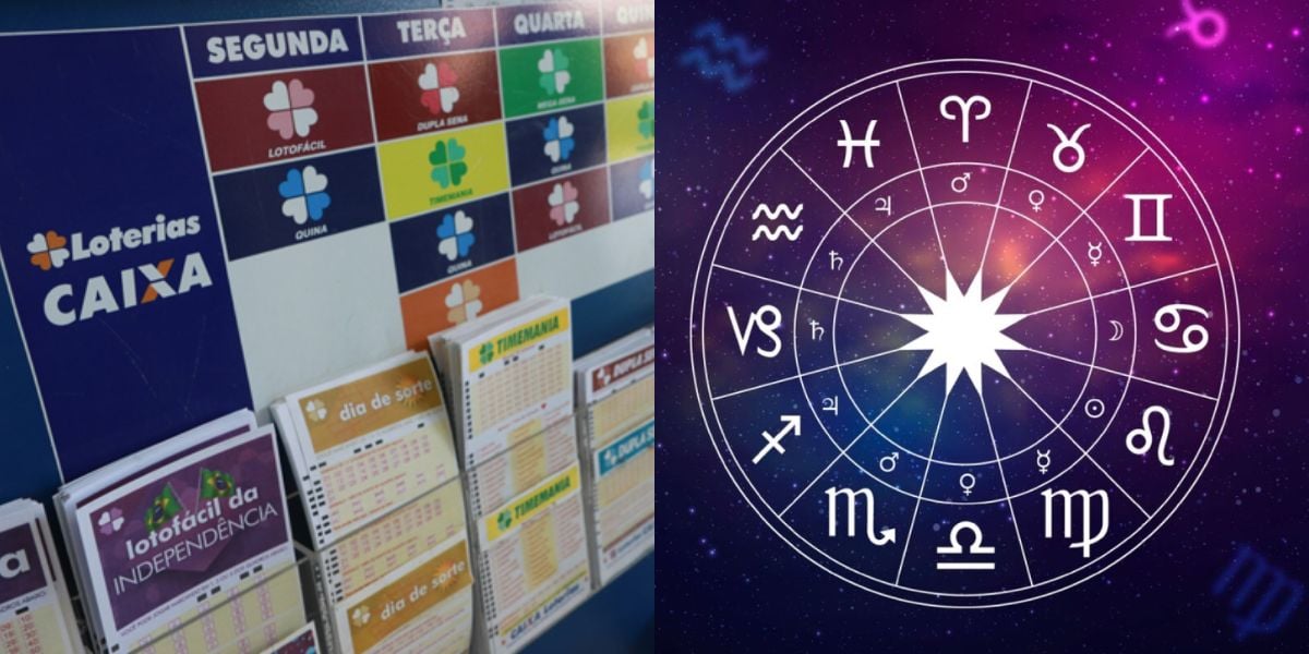 Veja os signos com mais sorte para ganhar na loteria (Reprodução: Montagem TV Foco)