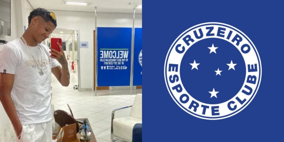 Atacante Tevis está de volta ao Cruzeiro (Reprodução: Instagram)