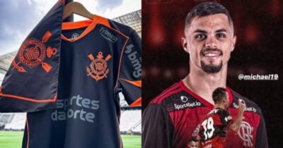 orinthians se antecipa e arma contrato milionário de Michael e+1 - Montagem/TV FOCO/Instagram