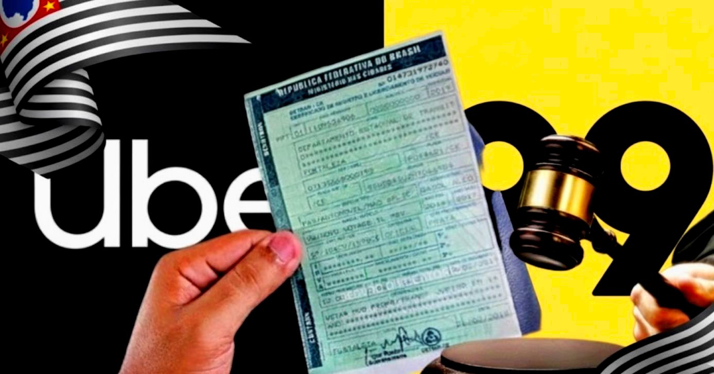 Projeto quer isentar motoristas de Uber e 99 do pagamento do IPVA (Foto Reprodução/Montagem/Lennita/TV Foco/Canva/GMN)