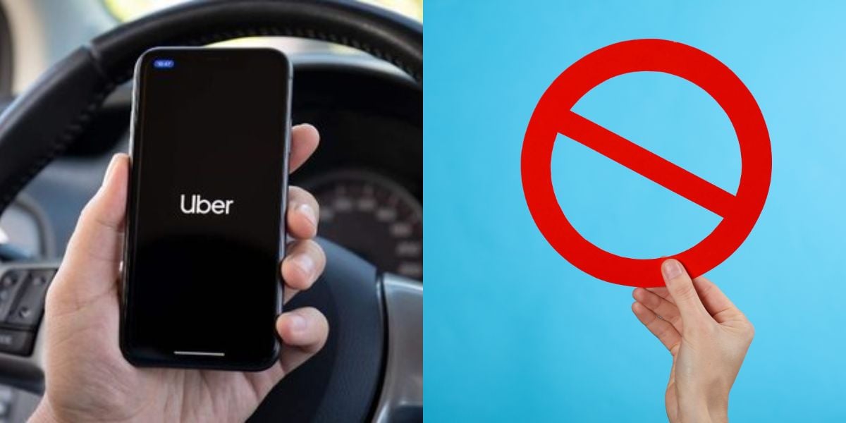 Uber comunica atitude que motoristas podem cancelar a corrida (Reprodução: Montagem TV Foco)