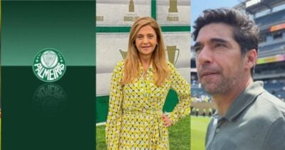 Abel vai sair do Palmeiras? Leila bate martelo  - Montagem/TV FOCO