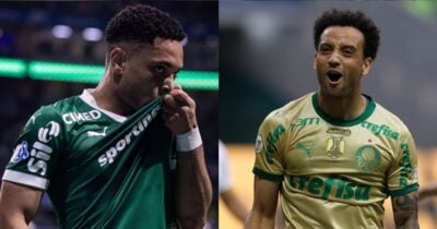 Vitor Roque e Felipe Anderson - Montagem/Instagram