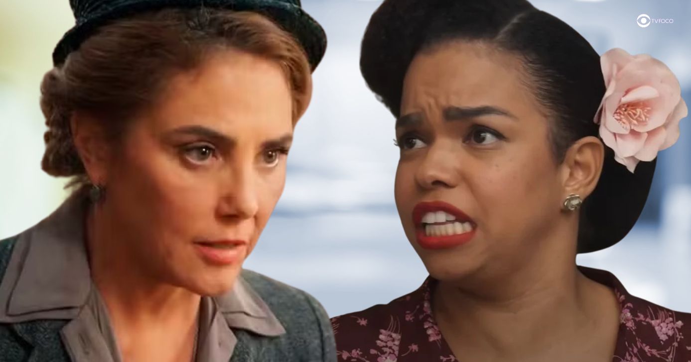 Zulma e Dita em Êta Mundo Melhor! (Foto: Reprodução / Globo / Montagem TV Foco)