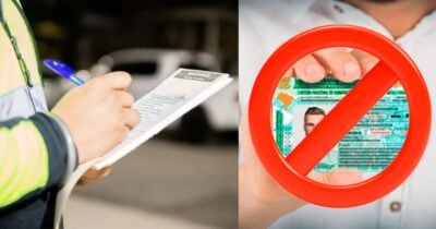 Multa de R$6 mil: Lei de trânsito em vigor informa infração grave e suspensão imediata da CNH (Foto Reprodução/Montagem/TV Foco/Canva/Paola)