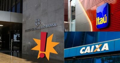 Banco Central emite 4 alertas para quem tem conta poupança no Itaú, Caixa e outros bancos (Foto Reprodução/Montagem/TV Foco/Canva/Paola)