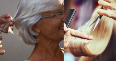 Salvação das 60+: 3 cortes de cabelo somem com o cabelo branco sem tinta e rejuvenescem 20 anos (Foto Reprodução/Montagem/TV Foco/Canva/Paola)
