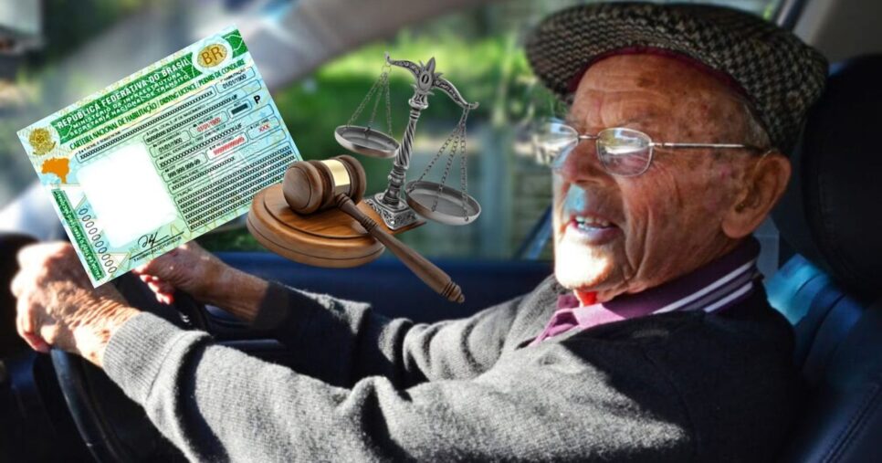 Mudanças nas regras da CNH atingem em cheio motoristas 70+ em 2025 e 2026 (Foto Reprodução/Montagem/TV Foco/Canva/Paola)