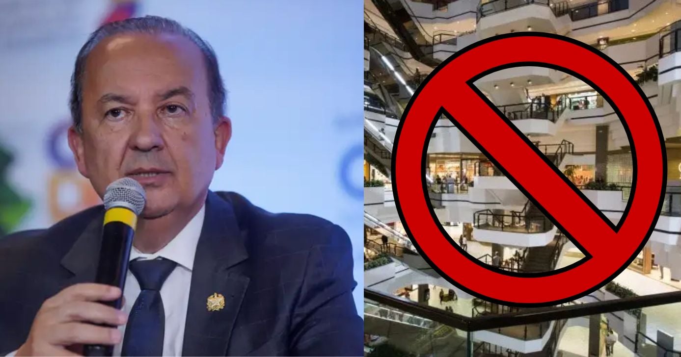 Jorginho Mello ciente em SC: proibição atinge supermercados e shoppings de Florianópolis (Foto Reprodução/Montagem/TV Foco/Rafa Neddermeyer/Agência Brasil)