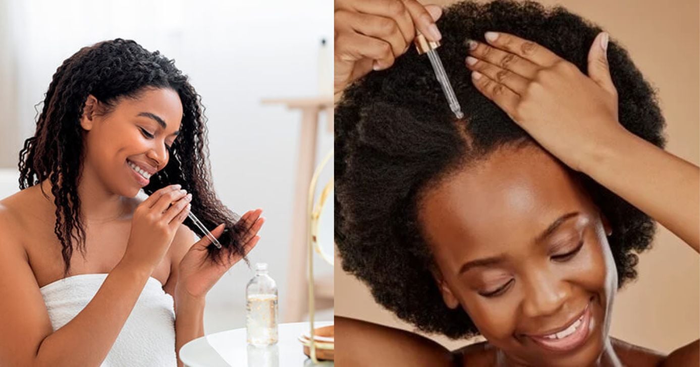 Óleo para cabelos crespos: 7 melhores opções e como cada um transforma os fios (Foto Reprodução/Montagem/TV Foco/Canva/Paola)