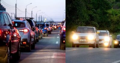 Lei do farol em 2025 livra motoristas de multa e muda regra para quem vai pegar estrada no Ano Novo (Foto Reprodução/Montagem/TV Foco/Canva/Paola)