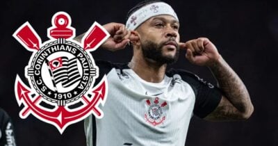 Depay deixando o Corinthians para jogar na Inglaterra tem atualização confirmada hoje (26) (Foto Reprodução/Montagem/TV Foco/Ronaldo Barreto/Thenews2/Gazeta Press)