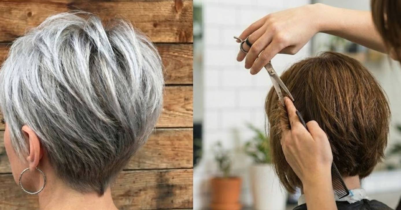 Ilustração 4 cortes de cabelo curto para mulheres 50+ voltarem aos 30