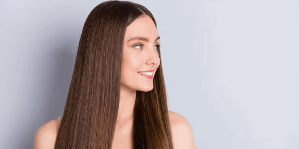 Cabelos lisos, compridos e saudáveis (Foto: Reprodução/Freepik)