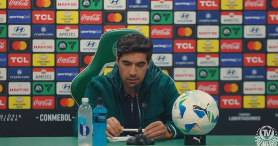 Palmeiras tem desfecho para Abel Ferreira (Foto: Palmeiras TV)