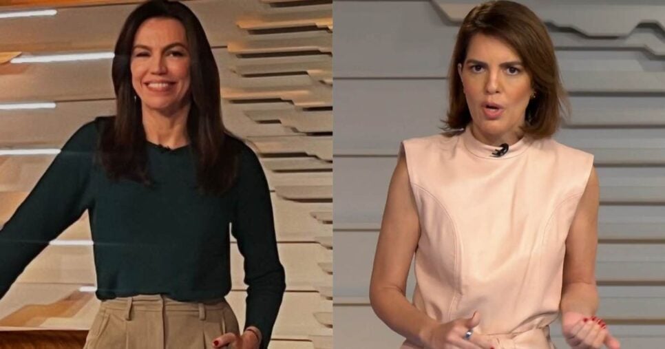 Ana Paula Araújo e Mariana Gross (Fotos: Reproduções / Globo)