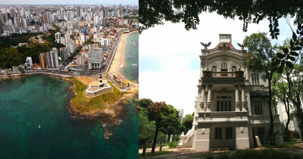 Bairro da Barra e Graça, em Salvador (BA) (Foto Reprodução/Wiki images)