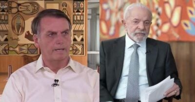 Bolsonaro / Lula - Fotos: Reproduções Record / Globo