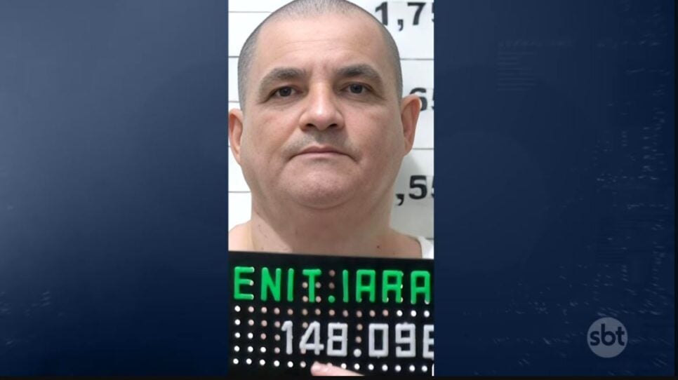 Atual aparência do Maníaco do Parque (Foto Reprodução/SBT News/YouTube/Imagem televisionada)