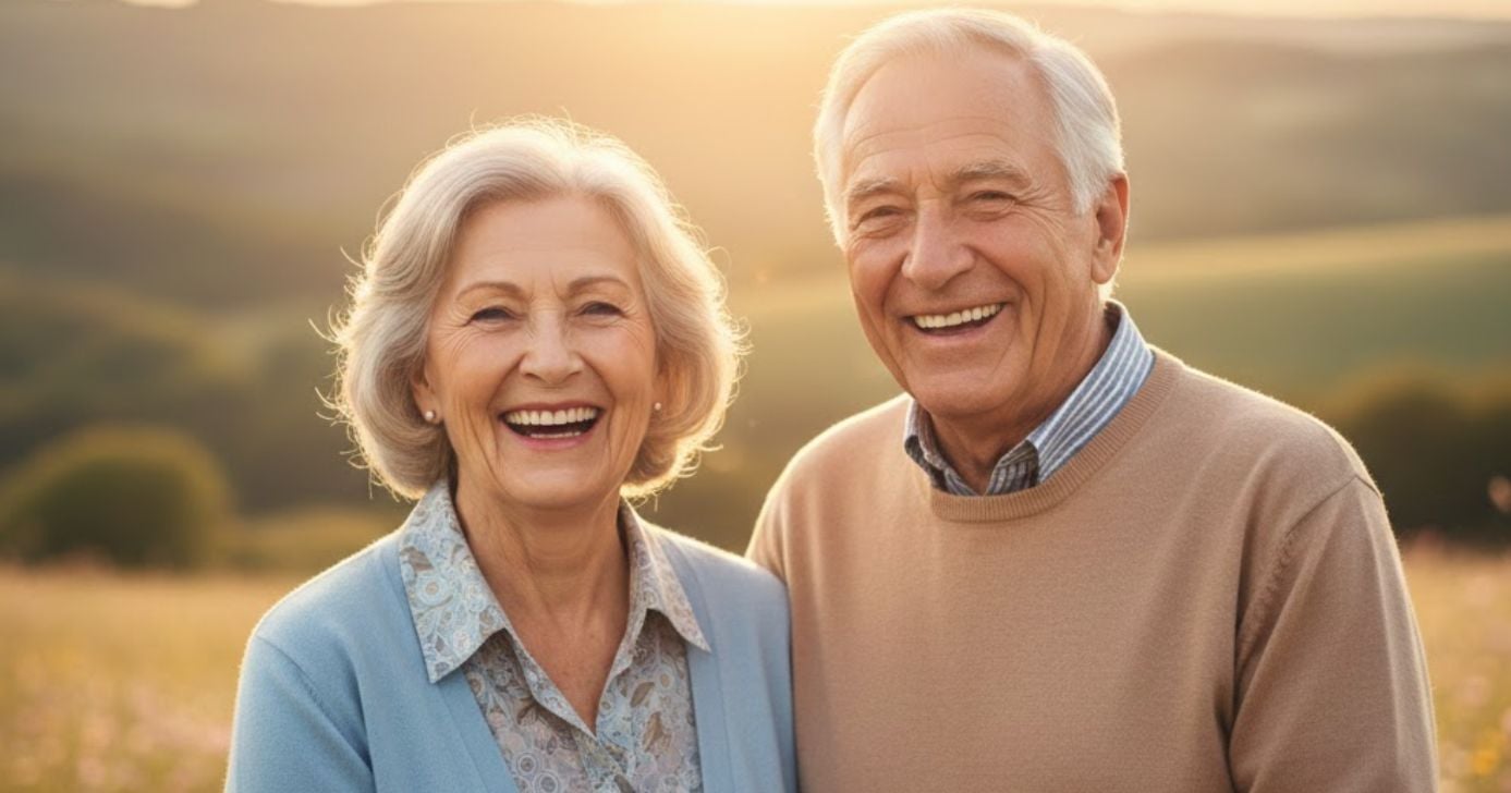 Casal de idosos (Foto: Montagem TV Foco / GMN)