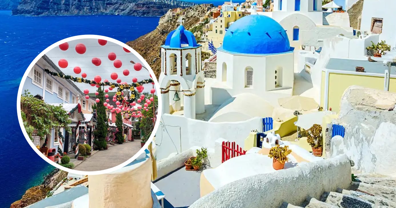 Cidade brasileira com beleza idêntica à capital da Grécia (Foto: Reprodução)