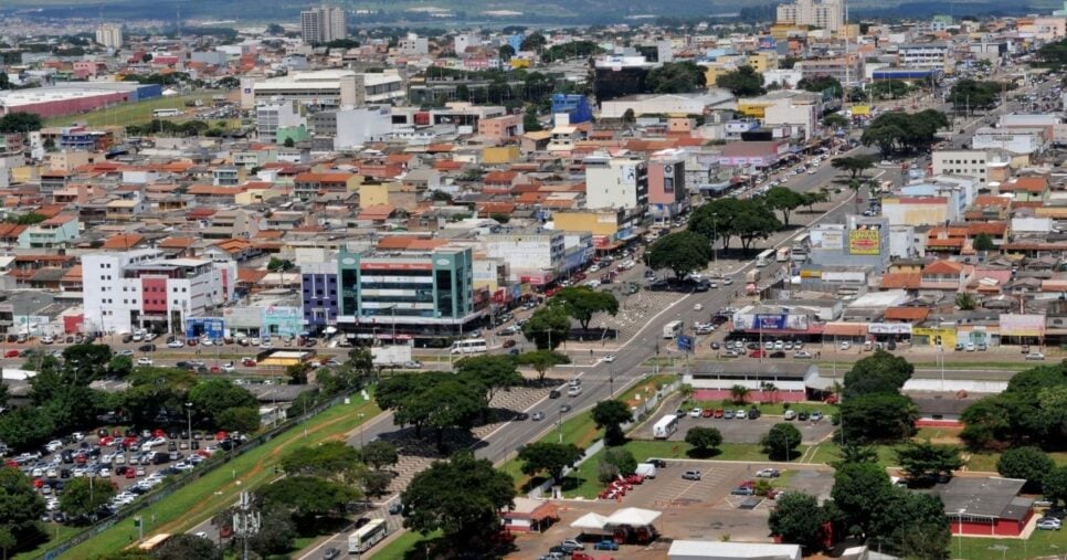 Vista aérea da Ceilândia (DF) - (Foto Reprodução/Wiki Images)