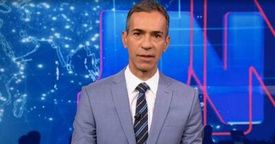 César Tralli no Jornal Nacional (Foto: Reprodução / Globo)