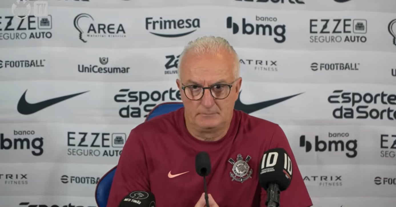 Dorival Jr. traz veredito ao Corinthians (Foto: Corinthians TV)