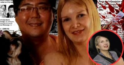 Elize Natsunaga diz o que espera de Marcos depois de morto (Foto Reprodução/Montagem/TV Vanguarda/Globo/Arquivo pessoal televisionado/Lennita/Canva)