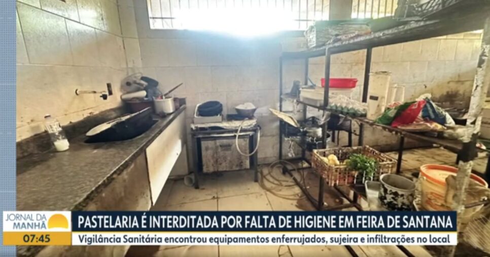 Local da fábrica de salgados (Foto: Reprodução/ Globo)