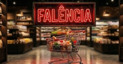 Falência: Fim de rede de supermercados é informada em SC (Foto: Montagem/TV Foco)