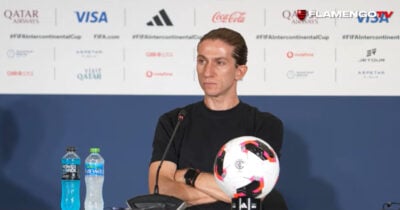 Filipe Luís tem veredito no Flamengo (Foto: Flamengo TV)