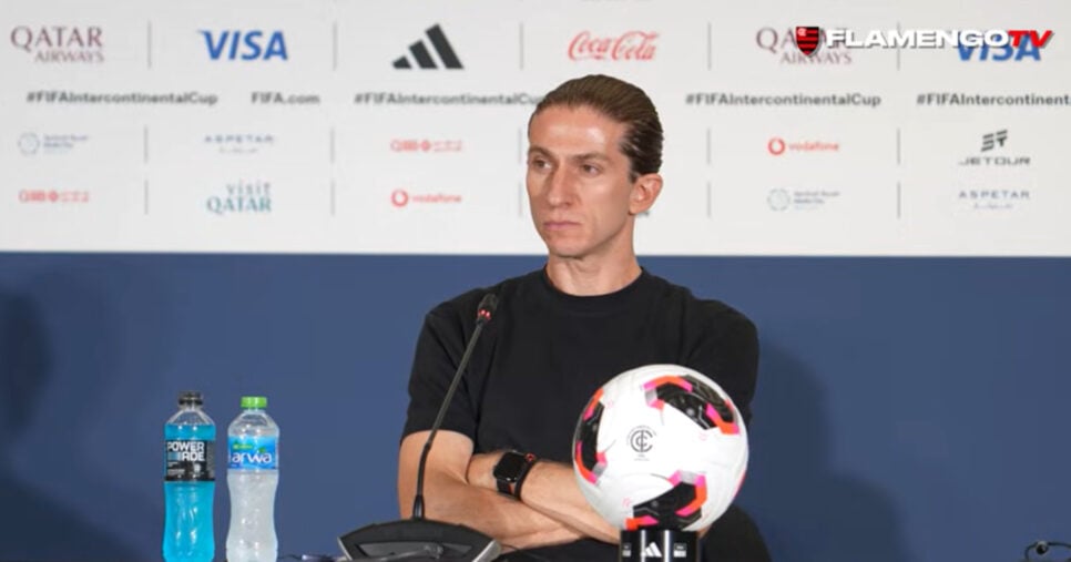 Filipe Luís tem veredito no Flamengo (Foto: Flamengo TV)